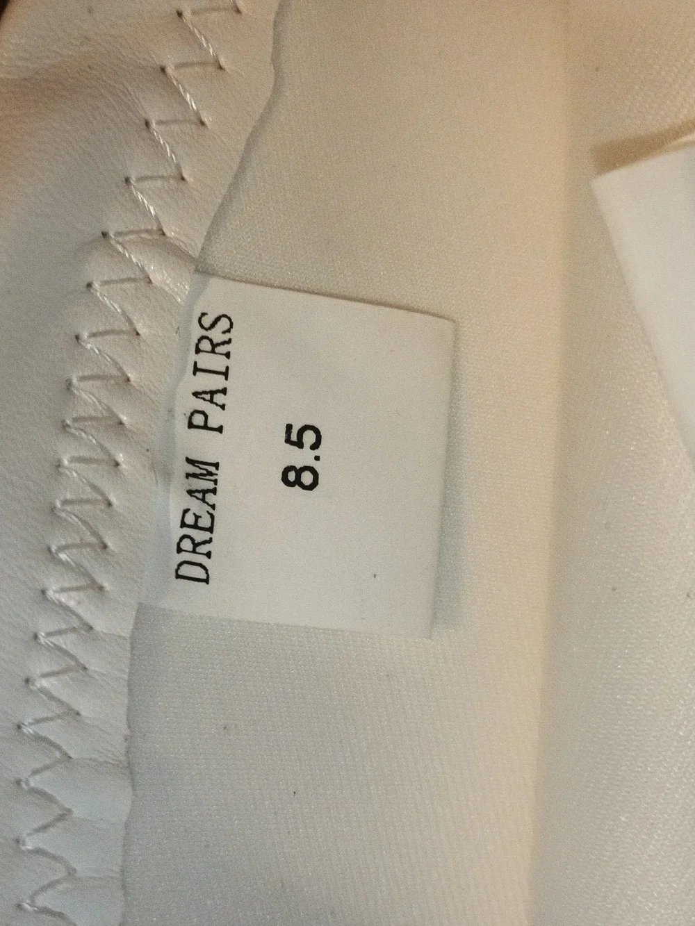 Dream Pairs White Over-the-Knee Block Heel Boots